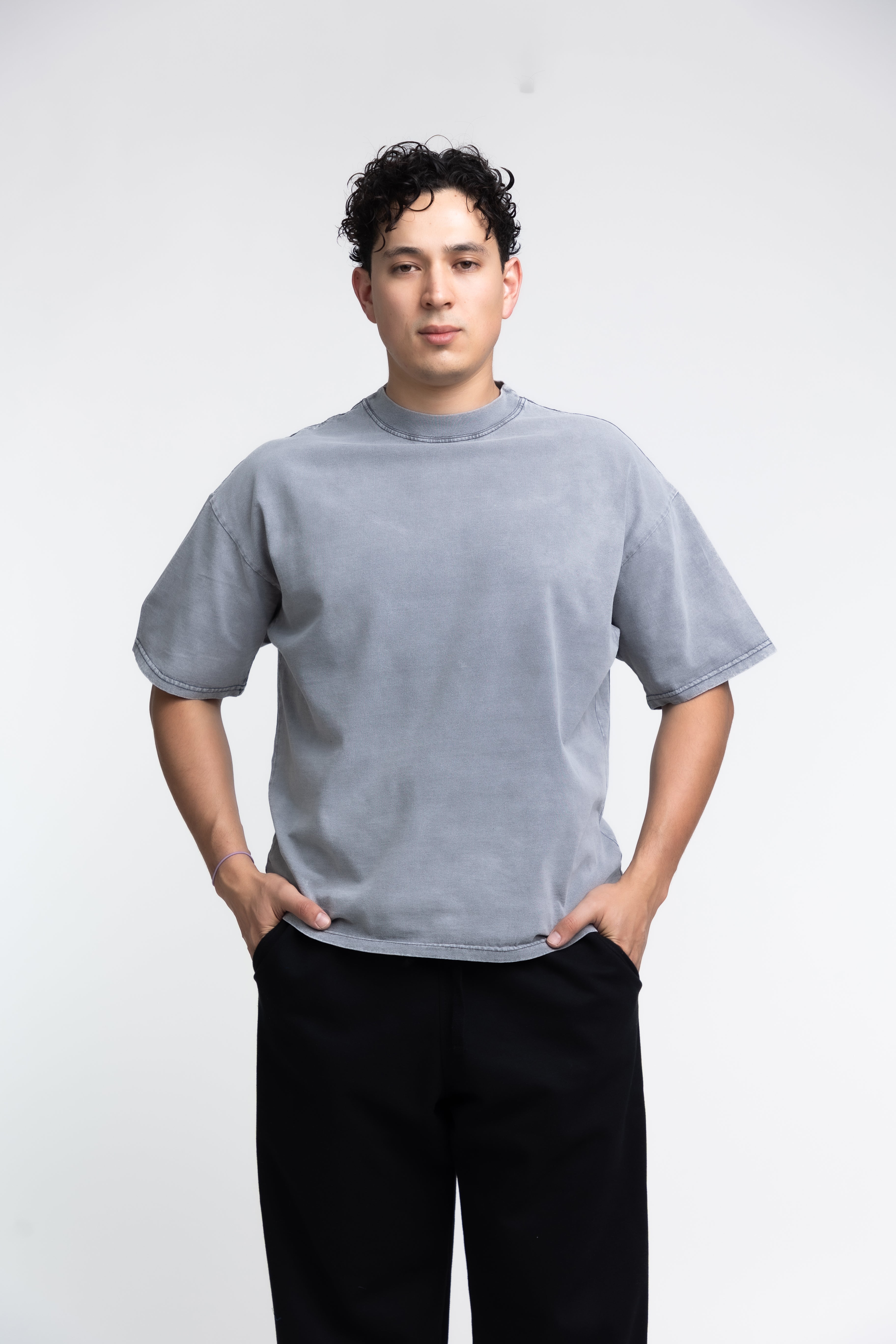 Playera Oversize Mineral Wash 240 GSM