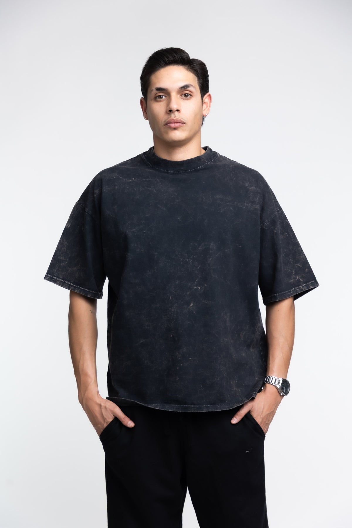 Playera Oversize Mineral Wash 240 GSM