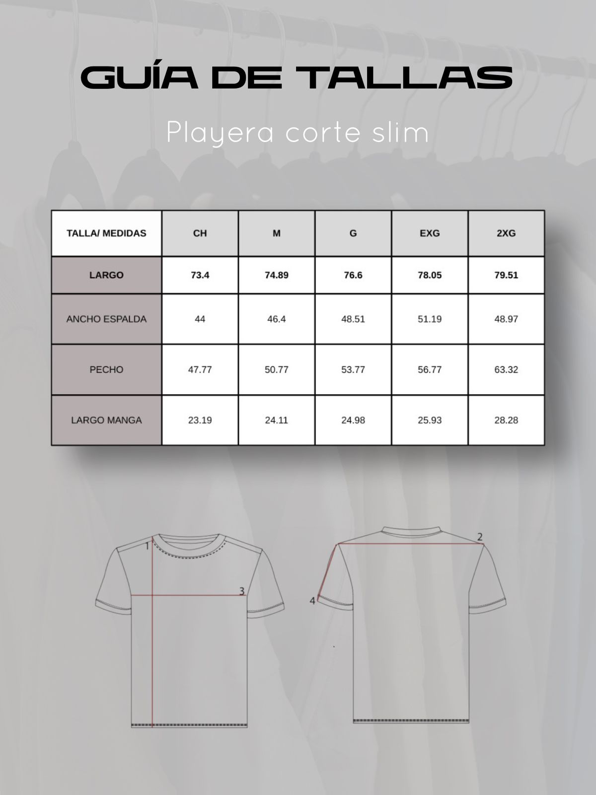 Playera Slim Fit 170 GSM